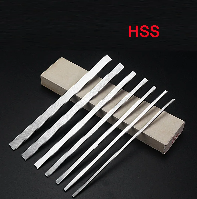 4pcs Pralni Stružnice HSS Kvadratnih Rezalnik za Rezanje Mlin Bit 8 mm x 8 mm x 200mm