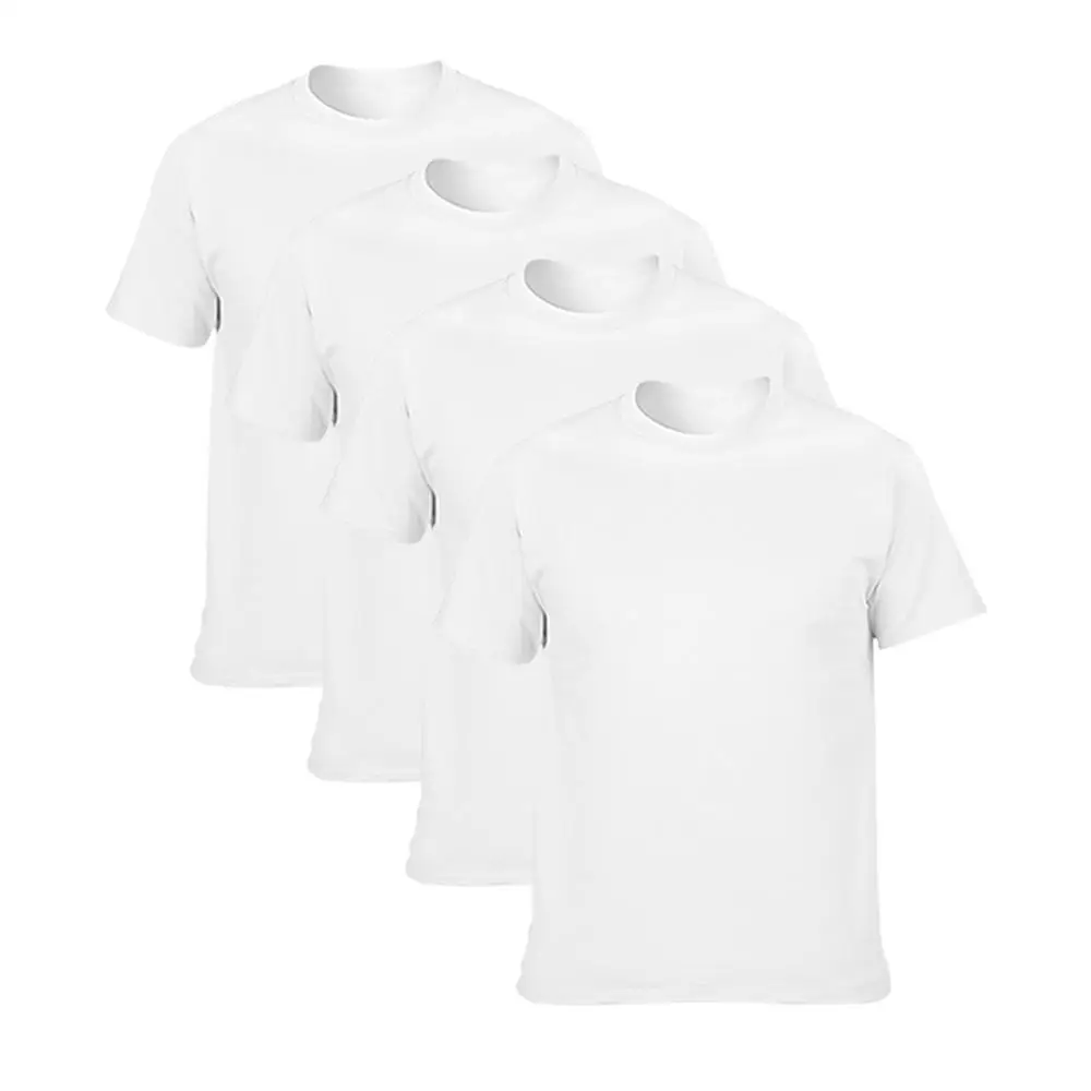 4pcs/Veliko Vroče Prodaje Klasična moška T-Shirt Kratek Rokav O Vratu Prevelik Bombaž Majica s kratkimi rokavi Moški Oblačila Tee Shirt Homme Plus Velikost 3XL