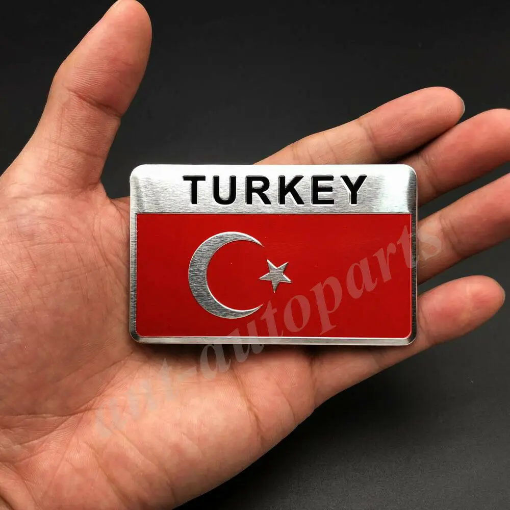4x Kovin, Turčija, turška Zastava Avto Emblem Značko Motocikel Nalepke Nalepke Oklep