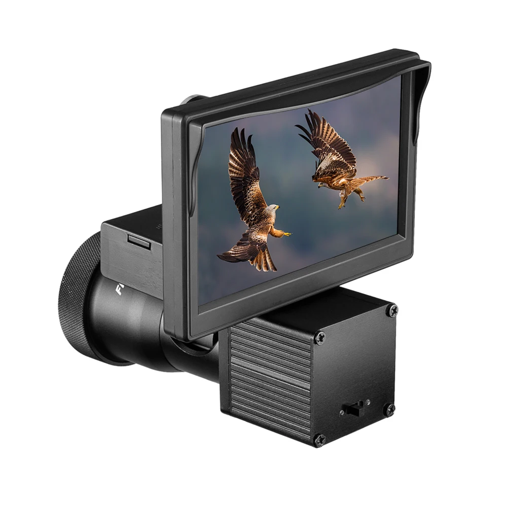 5.0 Palčni Zaslon Crossocheilus Nočno gledanje HD 1080P video Obseg Video Kamer, Ir Lučko Riflescope Lov Optični Sistem