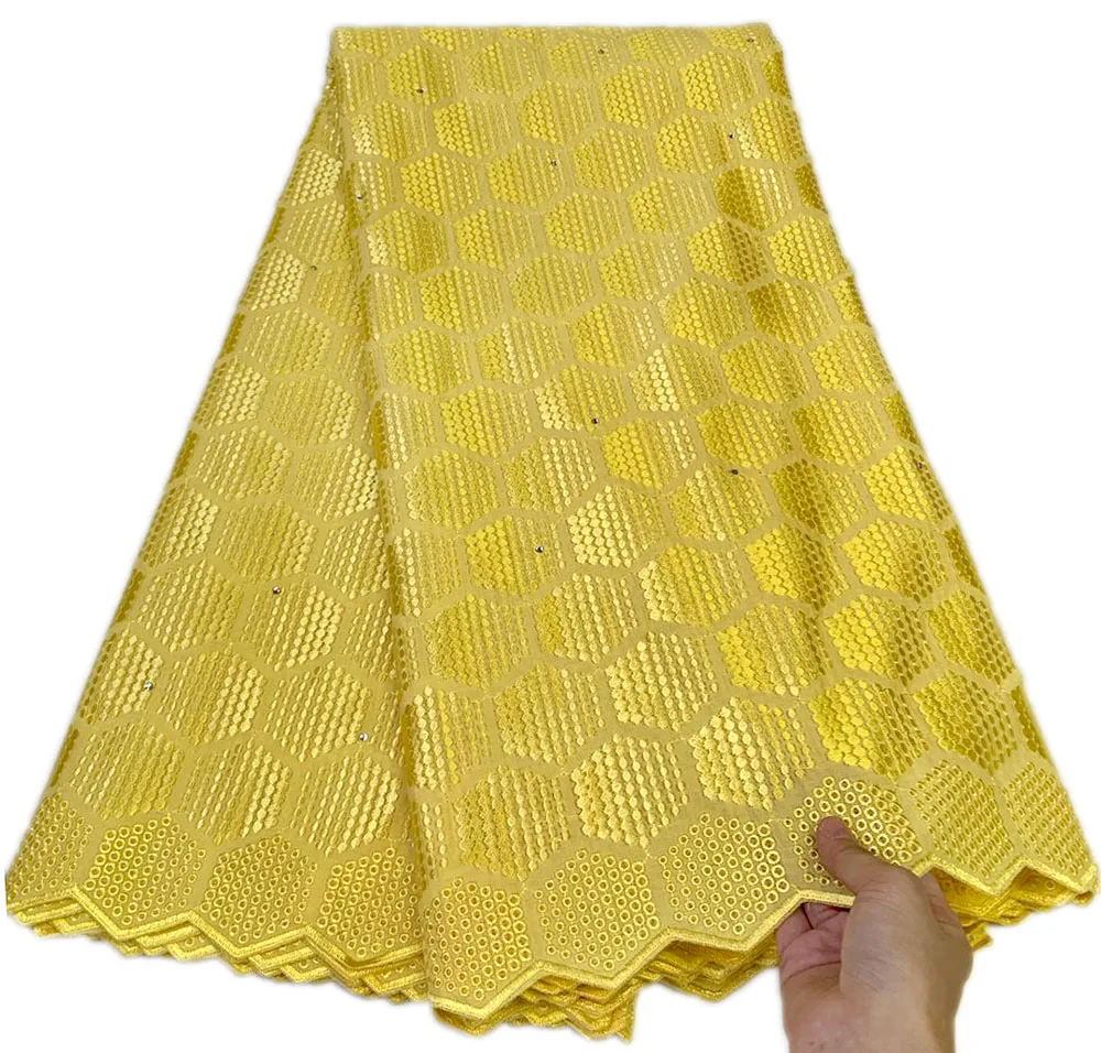 5 dvorišče Švicarski čipke tkanine 2020 najnovejše Suho čipke, vezenine Vijolično Afriške bombažne tkanine Švicarski voile čipke priljubljena Dubaj slog