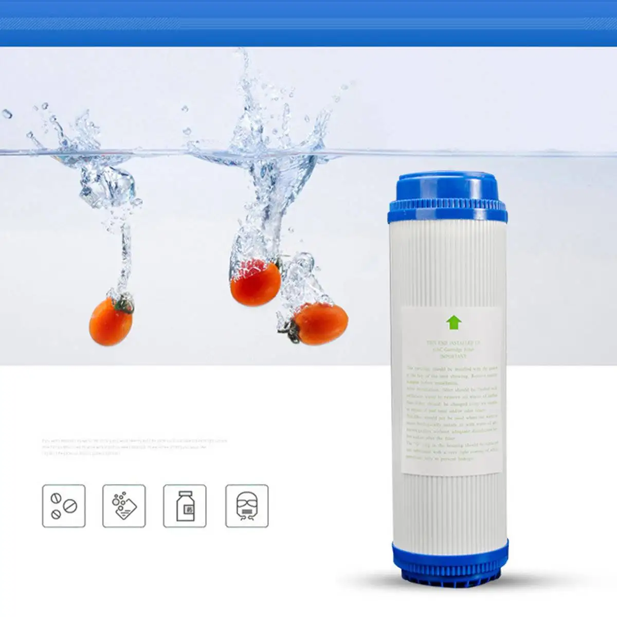 5 Faza Povratne Osmoze Ro Vodni Filtri Zamenjava Komplet Vodni Filter Vložek 50/75/100 GPD Membrane Vodo v gospodinjstvih Čistilec