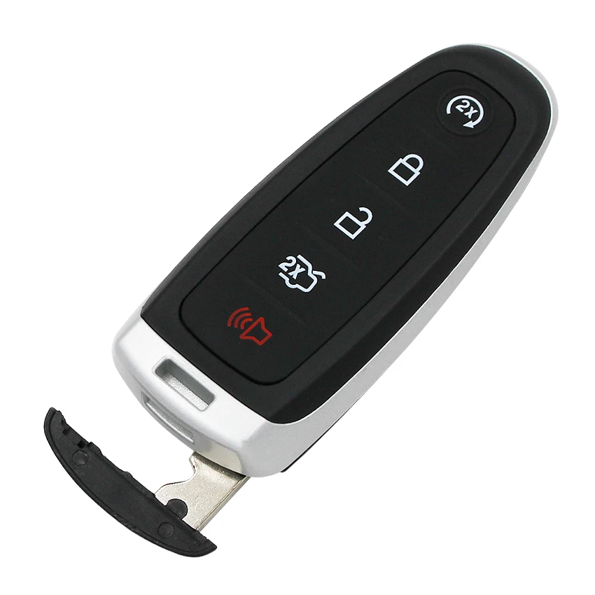 5 Gumb Smart Remote Smart Prox Ključni Fob 433MHz ID46 Čip za Ford Explorer Rob Ekspedicijo Flex C-max Taurus FCC: M3N5WY8609