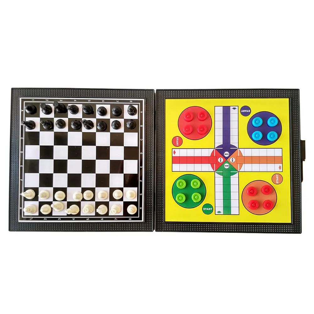 5 V 1 Mini Šahovska garnitura Chessmen Dama Magnetni Igre, ki Plujejo pod Šah Otroci Classic, ki Plujejo pod Puzzle Igra za Družino Partiy Igre