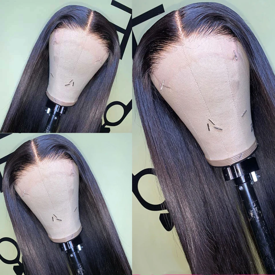 5 x 5 HD čipke zaprtje lasuljo človeških las lasulje 28 30 32 dolgo palčni naravnost pregleden pred oskubljene 150% Brazilski remy človeških las lasulje
