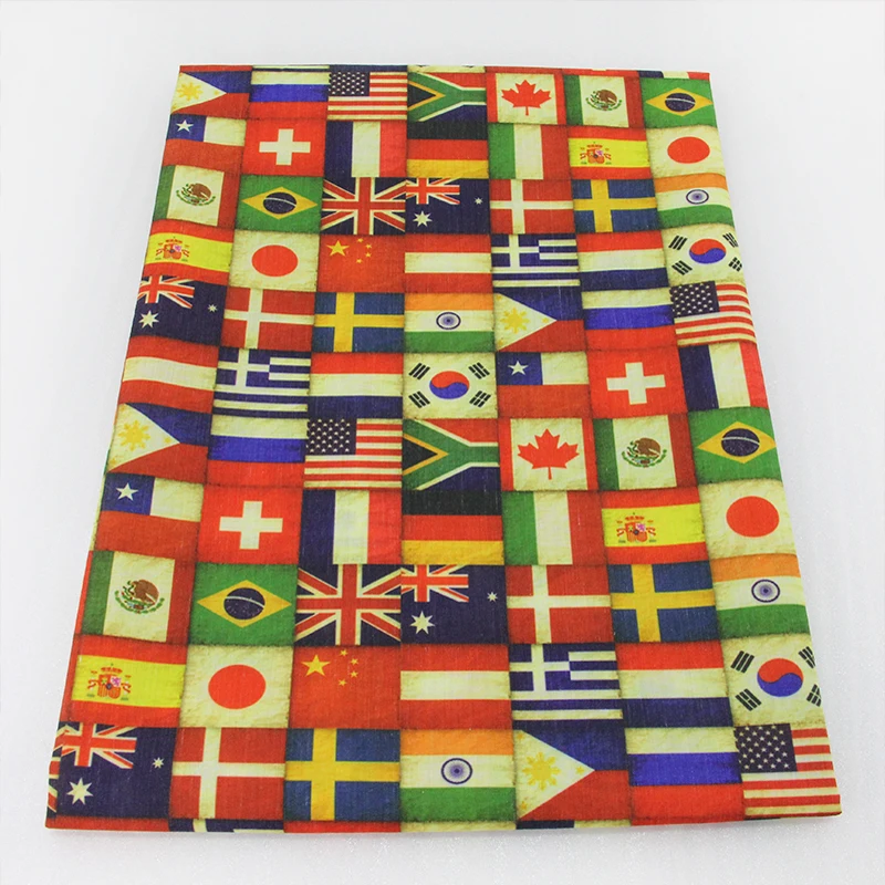 50*145 cm Zastavo, Tiskanje Poliester Bombaž Tkanina Mozaik za Tkiva Otroci Doma Tekstilni za Izdelavo Krpo Lutka Obleko Zavese,1Yc13469