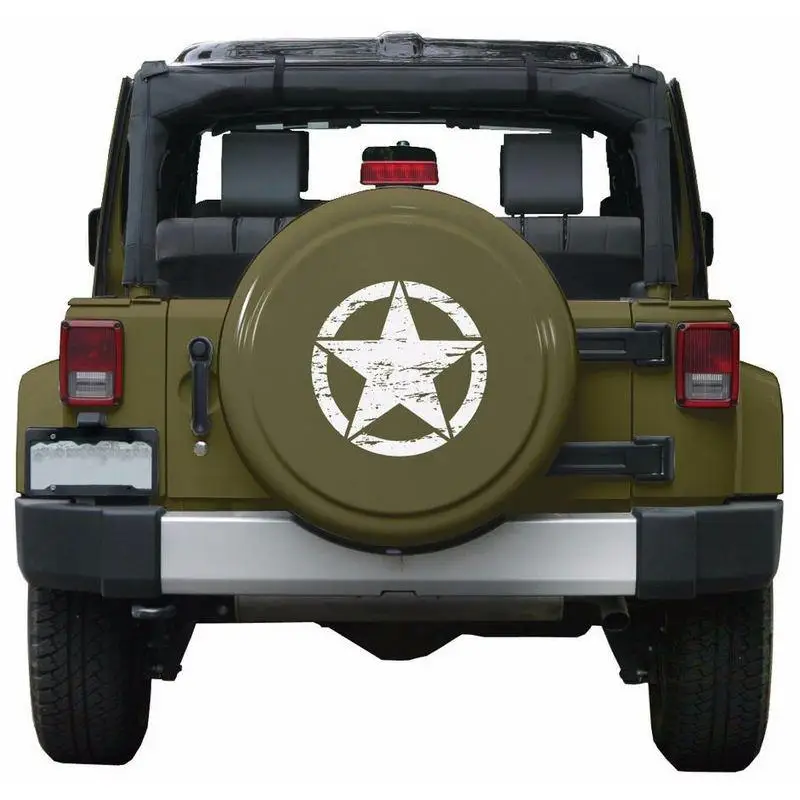 50 cm Velike Nalepke na Avtomobilih Vojske Star Stiski Nalepko 5 Zvezdic Avto Nalepke za Jeep Nalepke Veliko Vinil Vojaške Kapuco Grafika