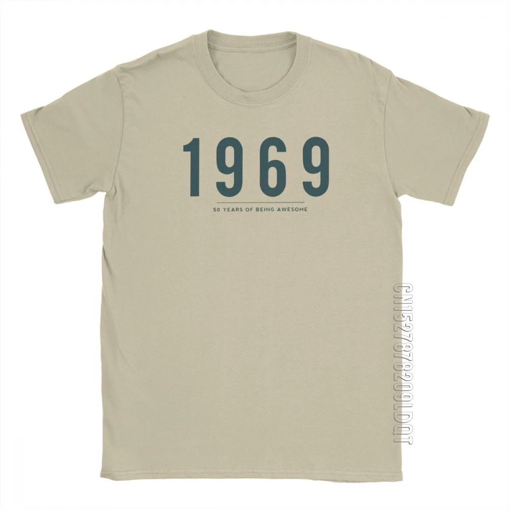 50. Rojstni dan T-Shirt Darilo 1969 50 Let Počutje Super Človek T Shirt Novost Čisti Bombaž Kratka Sleeved Osnovne Tees Oblačila