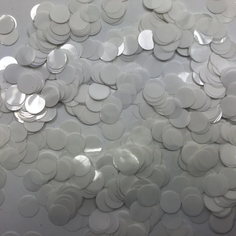 500 g diamter 1.0 cm 1,5 cm kovinske okrogle ročno vrgel balon polnila plastično Folijo Konfeti