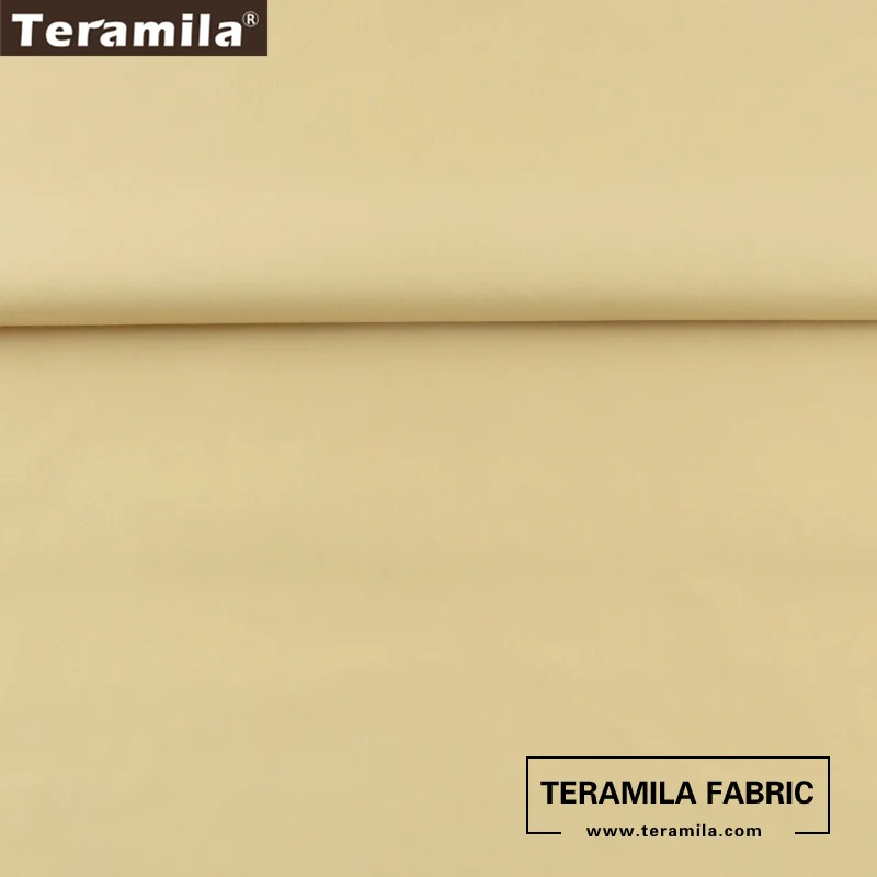 50cmx160cm/Kos Svetlobe Kaki Bombažne Tkanine za Tilda Lutka Keper Krpo Mozaik Quilting Posteljnina Doma Tekstilnih Reaktivnih Barvanje
