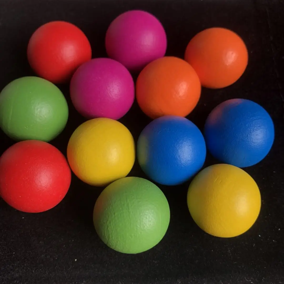 50pcs/komplet 19 mm po Meri svetlo candy barve lotus lesa kroglice izobraževalno orodje darilo žogo
