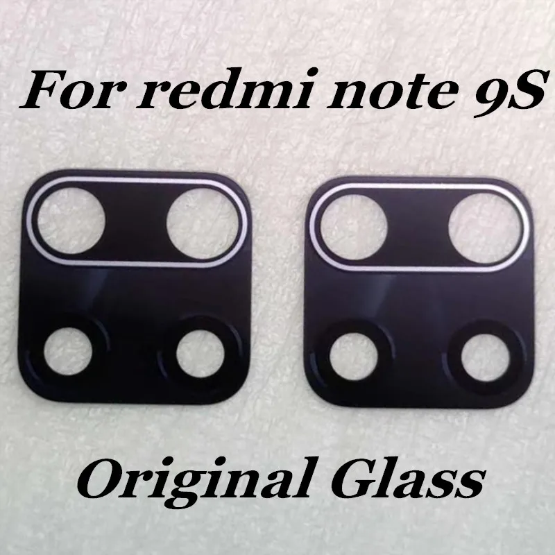 50Pcs Original Za Xiaomi Redmi opomba 9s zadnji Zadnji Fotoaparat Stekleni Pokrovček Objektiva Objektiv z nalepke Za redminote9s note9s Rezervni Deli