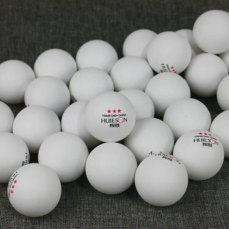 50Pcs/Paket 40+ 2.8 g Huieson Namizni Tenis Žogice 3 Star ABS Plastike Nov Material Ping Pong Žogice za Namizni Tenis vadba Žoga