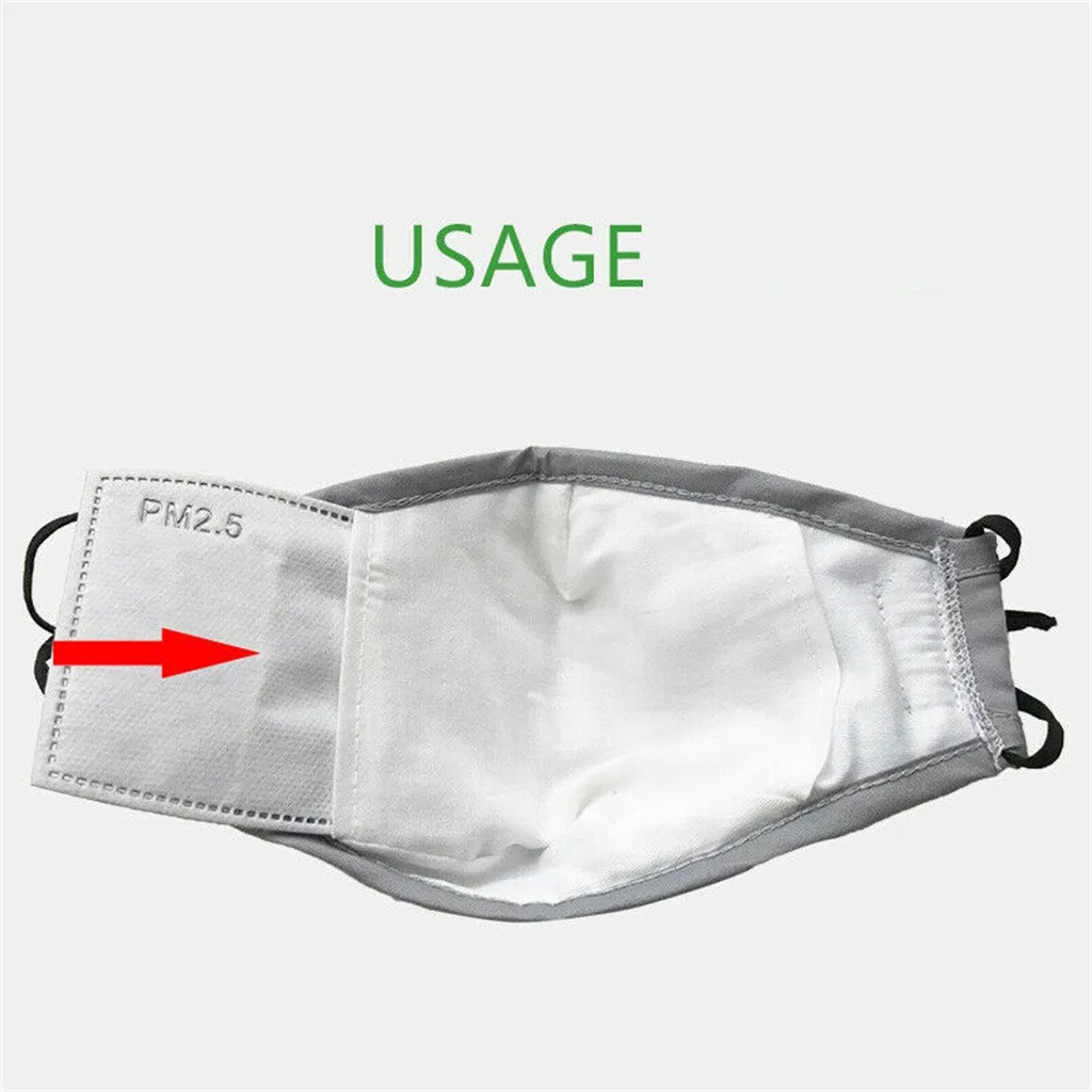 50pcs PM2.5 oglje, Filter za Obraz Maska za Dihanje, Vstavljanje Zaščitnih Usta Masko varno Dihanje Zaščitni Filter Hitro Ladjo