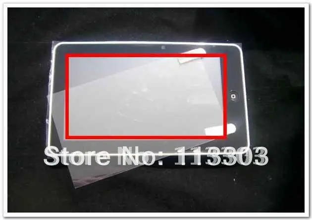 50pcs Univerzalno LCD Screen Protector 8 inch Zaščitni Film NE celozaslonski Velikosti 163x122mm za MID Tablet PC MP4, GPS
