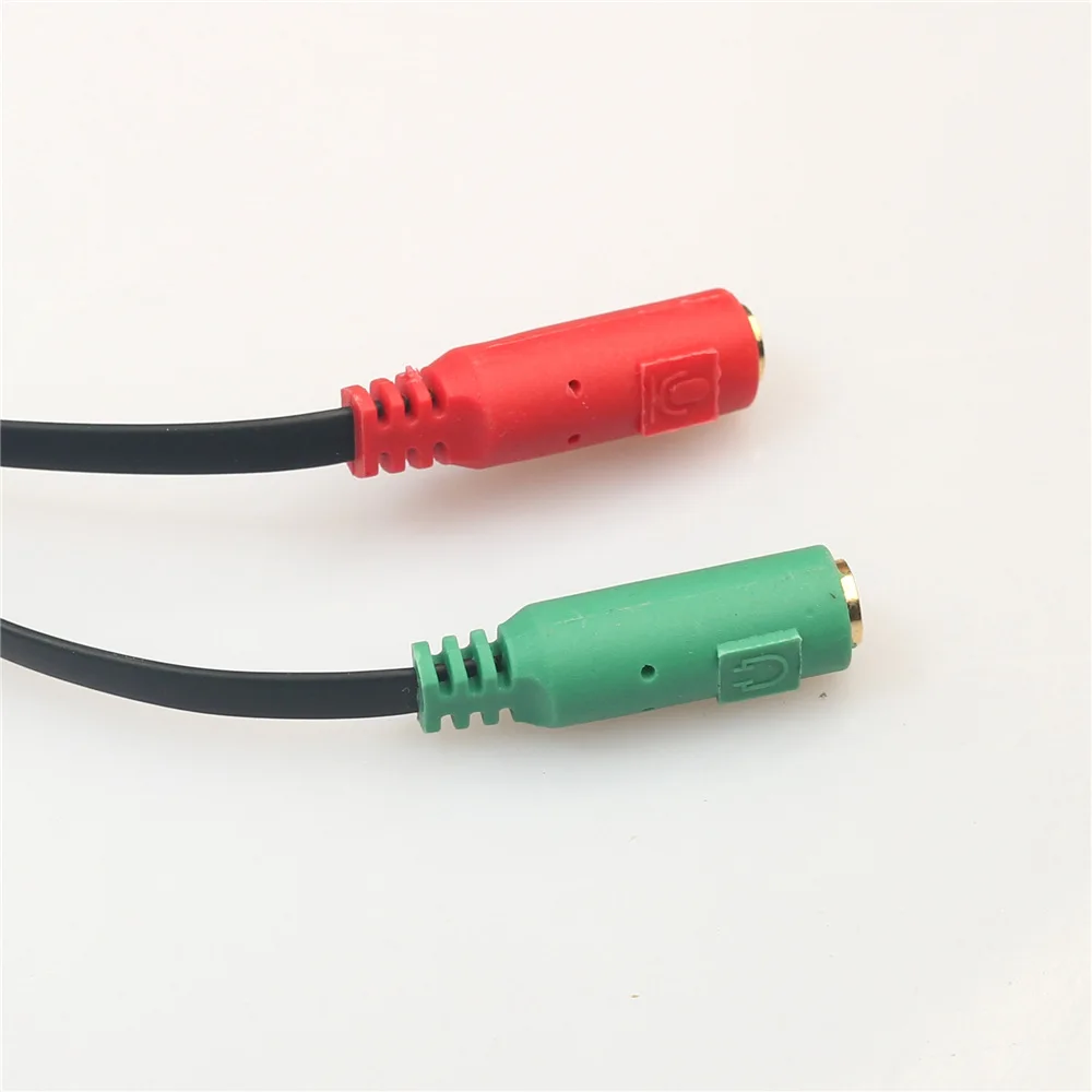50pcs/veliko 3,5 mm 4 Pole Splitter Audio Jack Y Slušalke Splitter Kabel za Prenosnik CTIA