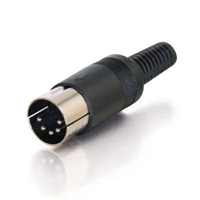 50pcs/veliko DIN moški Vtič priključek Priključek za Kabel 5 Pin Plastični Ročaj adapter