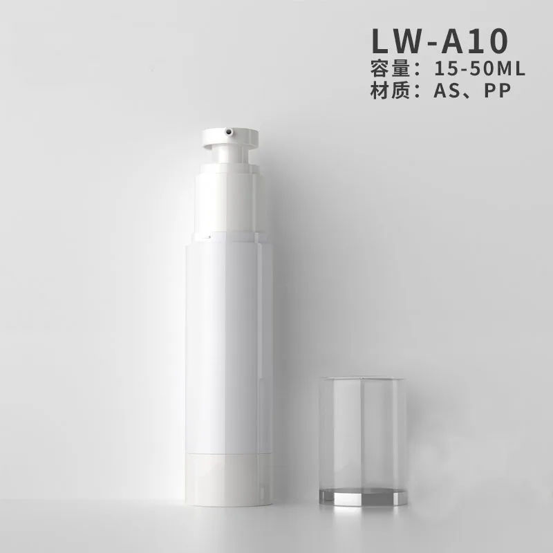 50pcs/veliko Koreja 15ml 30 ml 50 ml brezzračnim steklenico vse belo vakuumske črpalke steklenico losjon steklenico uporablja za Kozmetične Containe