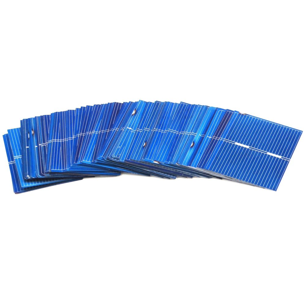 50pcs/VELIKO x Sončne Celice Plošča DIY Polnilnik Polikristalni Silicij Sunpower Sončni Kolektorji Bord 52 78 156 125 5 6 inch