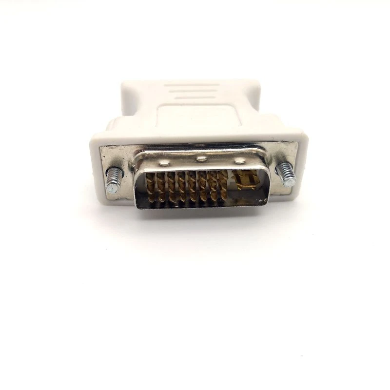 50pcs VGA Ženski DVI 24+5 Pin Moški vmesnik za 15 Pin VGA Ženski Konektor Extender Pretvornik