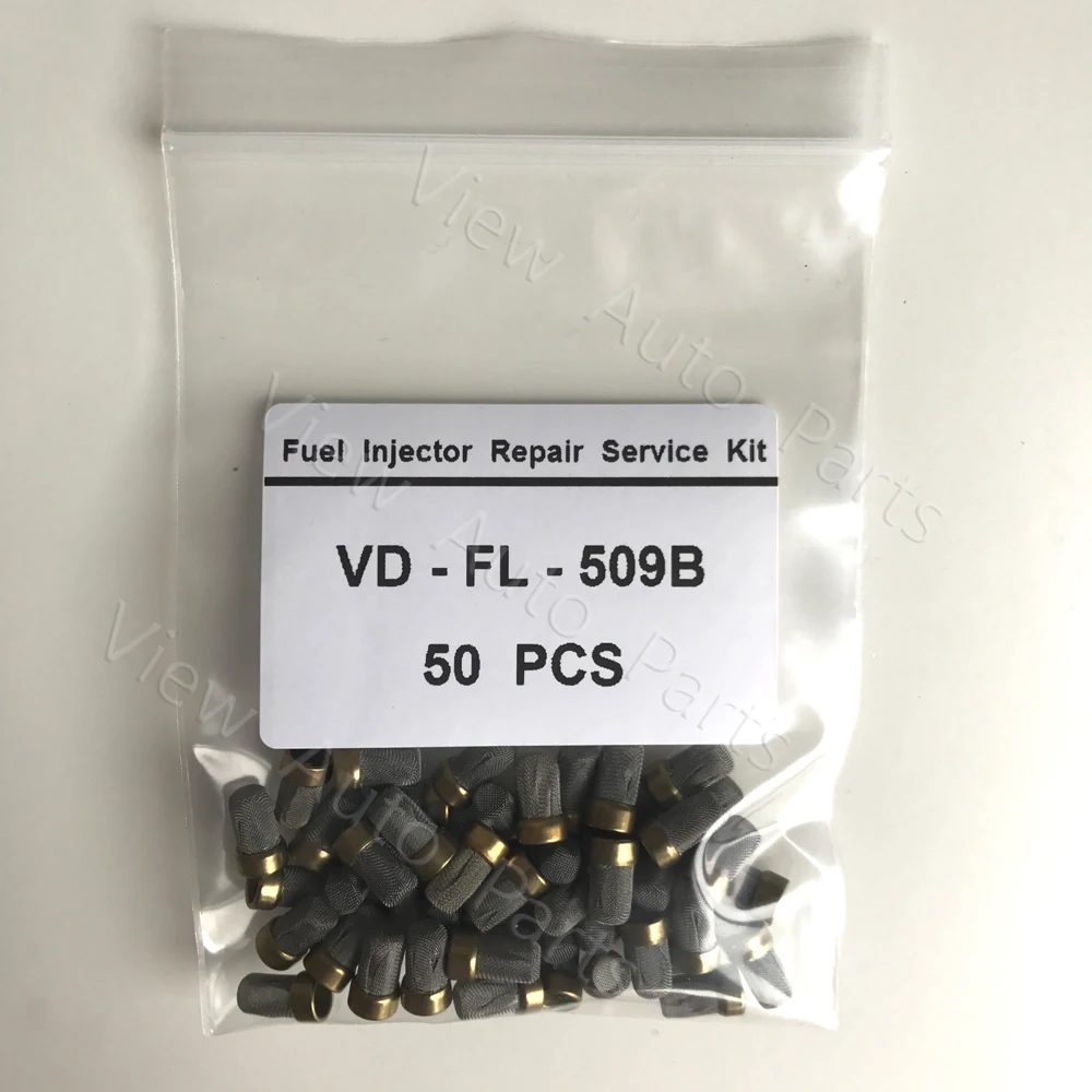 50pcs visoke kakovosti goriva napajanje kovinski filter mikro filter10.3*6*3 mm za Gorivo Injektor kompleti za popravilo（VD-509B）