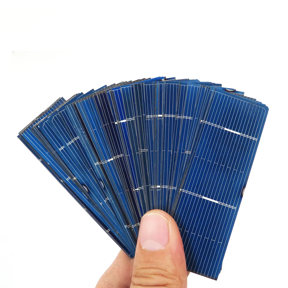 50pcs x solarnimi Painel Celice 125 156 DIY Polnilnik Polikristalni Silicij Sunpower Sončni Bord 78*26 mm 78*77mm 39*39 mm 52*52mm