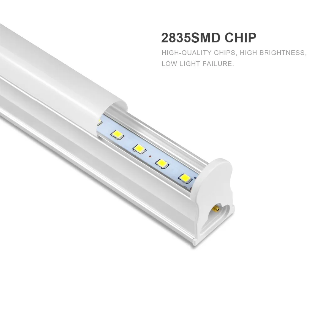 57 CM 29 CM Omarico, svetilke za kuhinjo led bar luči za kuhinjo aluminijast profil barra de led svetilka 220V 110V 2835 T5 Cev