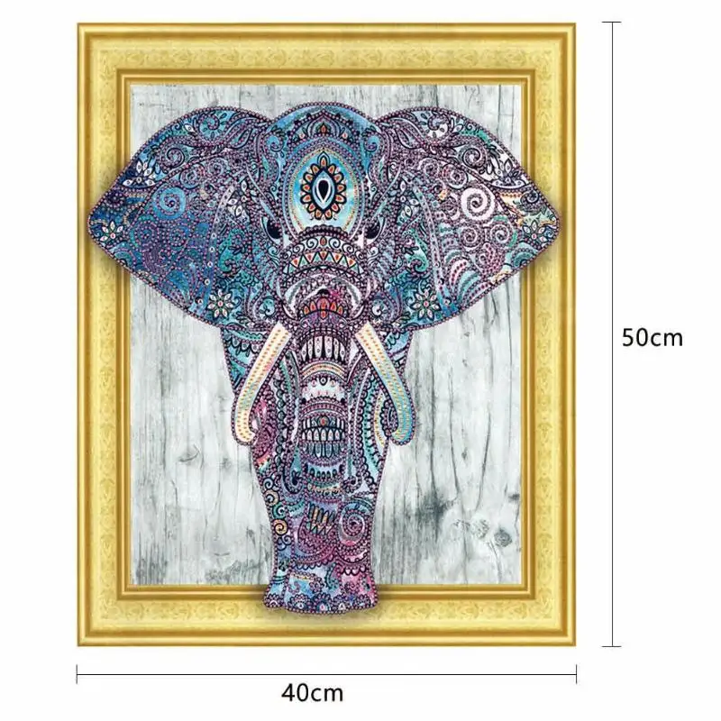 5D DIY Posebno Oblikovan Diamond Slikarstvo Slon Vezenje Mozaik Obrti Kit