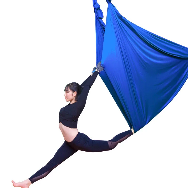 5m Joga, ki Plujejo pod Swing Anti-Gravitacije joga viseči mreži Premium uvoženih tkanin iz Zraka Vlečne Naprave za Fitnes joga joga za stadion
