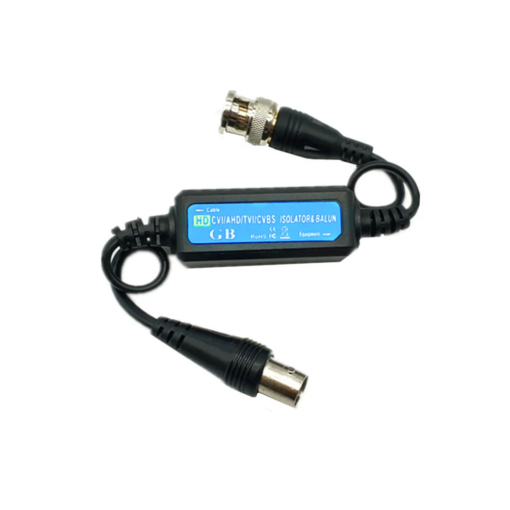 5MP bnc HD cctv kabel Koaksialni Video balun za cctv bnc priključek Ground Loop Izolator BNC Podporo HD CVI AHD TVI Signale CVBS