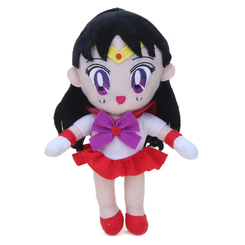 5pcs 20 cm Sailor Moon Chinbi luna Venera, Jupiter, živo Srebro, Uran Plišastih Igrač Mornar Mehko Znakov Lutke juguetes de peluche bebe