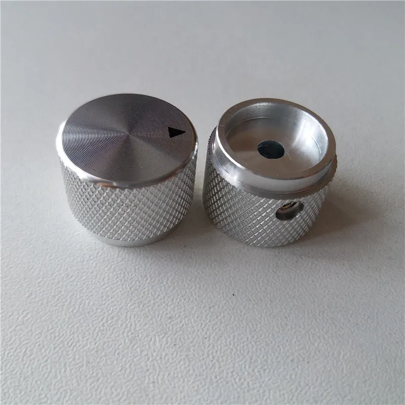 5pcs aluminija gumb Knurled potenciometer gumb 20*15.5*4 mm potenciometer skp Glasnosti gumb za vklop skp za HI-FI ojačevalec