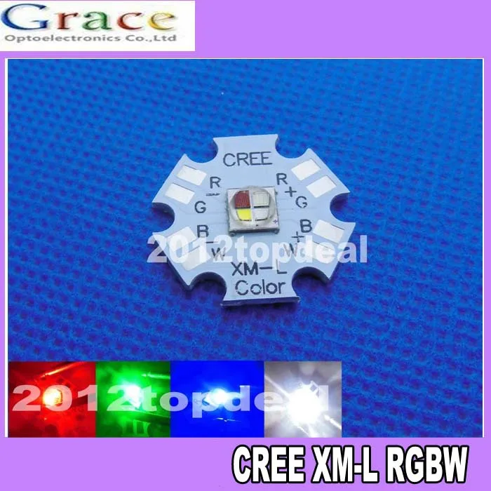 5pcs Cree XLamp XML RGBW RGB Bele Barve 12w LED Oddajnik 4-20 mm led Star PCB Board