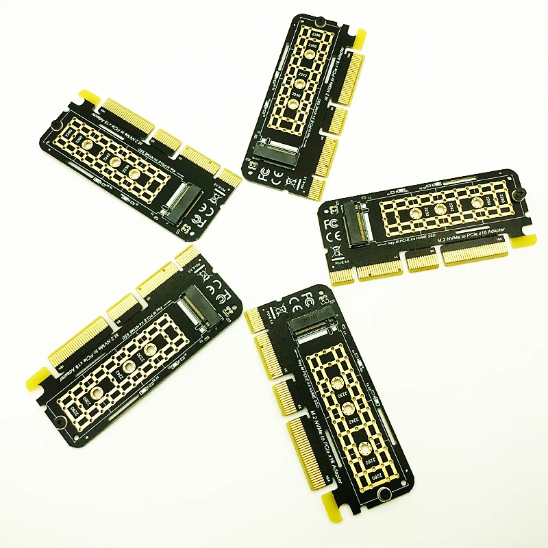 5PCS M. 2 NVME Adapter M. 2 M2 NVME PCIE za M2 Adapter PCI Express X16, X8 X4 Raiser SSD M. 2 PCI-E Razširitveno Kartico za 2230-2280 SSD