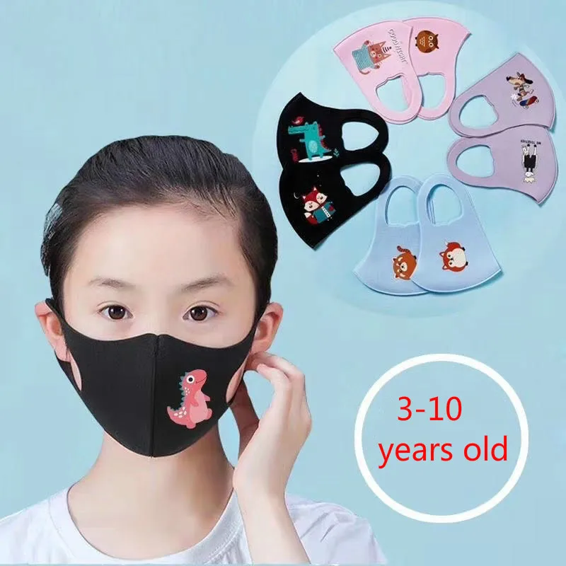 5PCS Risanka Otrok Masko Za otroka Otroci Anti Dustproof Dim Onesnaževanja Masko z Uho zanke Stroj Respirator Masko