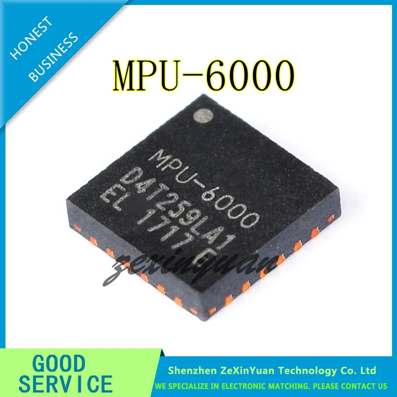 5PCS/VELIKO MPU-6000 treh osi pospeška MPU6000 šest-osni digitalni žiroskop čip original verodostojno