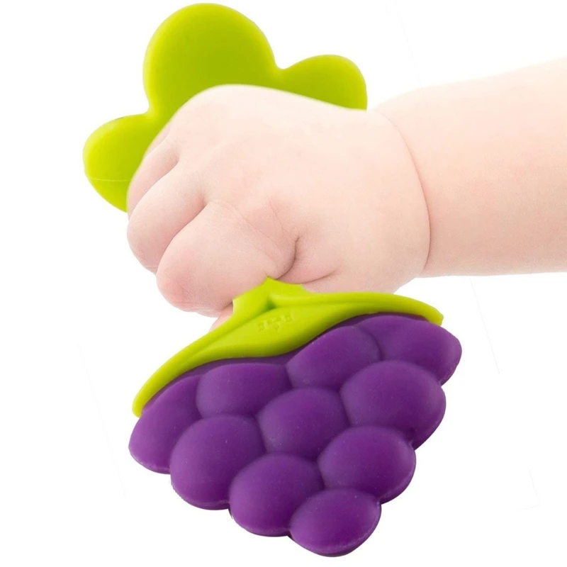6-10Pcs Začetnih Igrače, Sadje Oblikovane Silikonske Baby Teethers BPA Free Edinstveno Darilo Dodatki za Novorojenčka