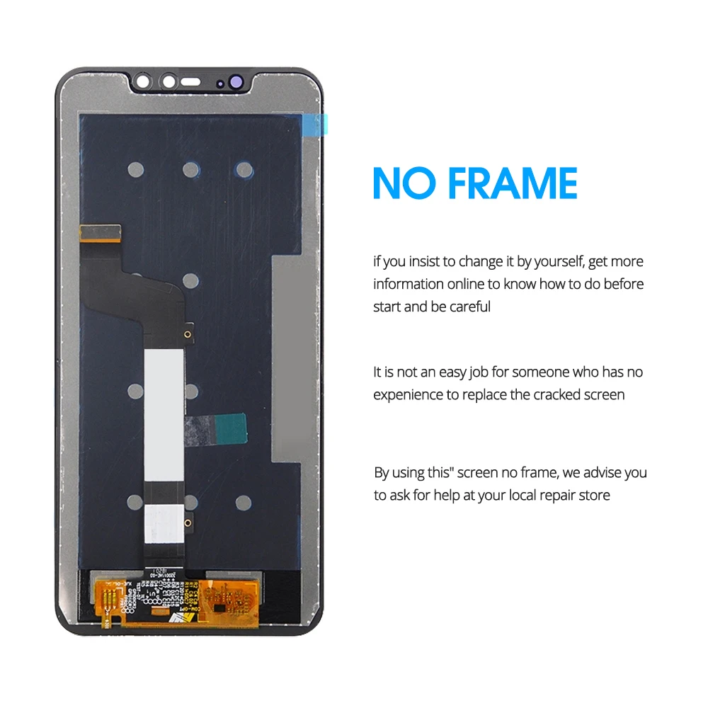 6.26 palčni Black lcd Za Xiaomi Redmi Opomba 6 Pro Globalni LCD Zaslon na Dotik Montažo LCD-Zaslon na Dotik Zaslon Deli