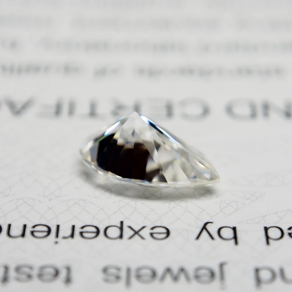 6*8 mm pear Rez 1.33 karatnega Belega Moissanite Kamen Svoboden Moissanite Diamant za Poročni Prstan