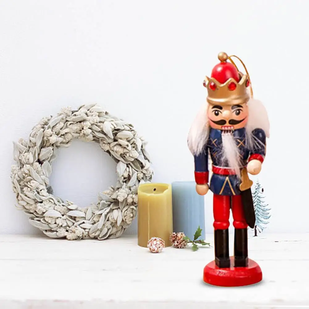 6 Kos/Nastavite Novo Nutcracker Lutkovno Vojak Oblika Dekoracijo Obesek Božično Drevo Obesek, Pribor za 12 CM