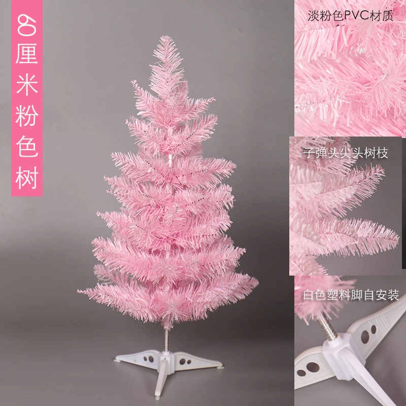 60 cm Božično Drevo Tiffany Modra, Roza Simulacije Cedar Padec Snega, Flocking Božič Stranka Dekor Doma Počitnice Okraski xx181
