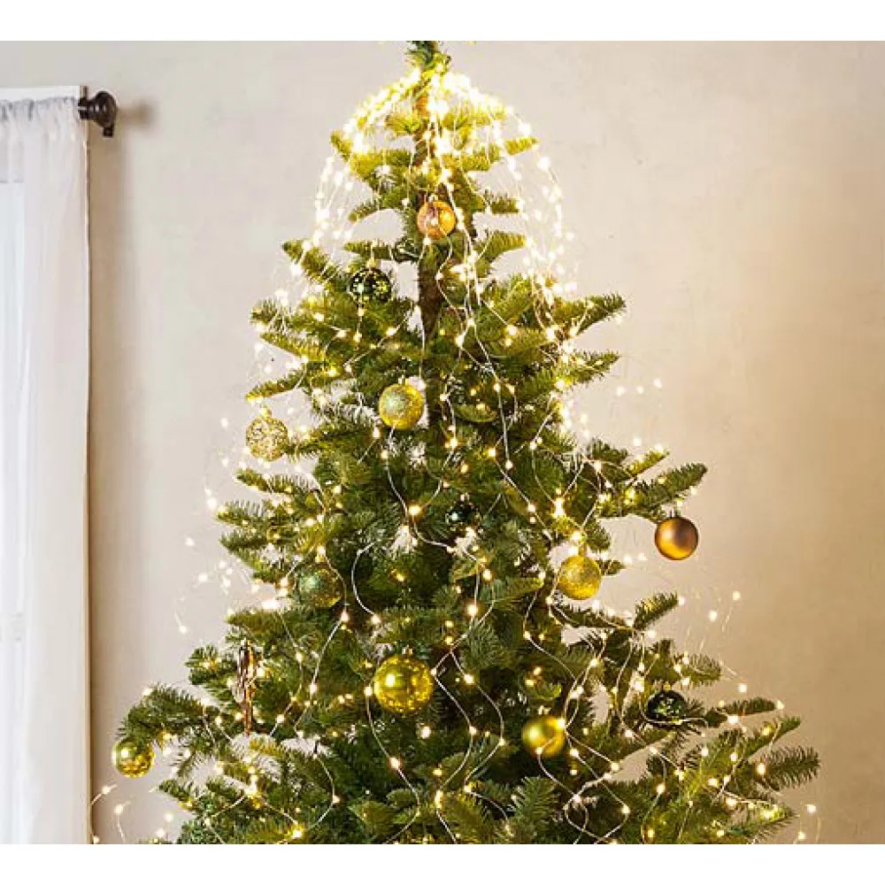 600 LED Prostem Veje Drevesa Pravljice Luči Slap Luči Niz za zunanja Notranja Stranka Počitnice Božično Razsvetljavo Dekoracijo