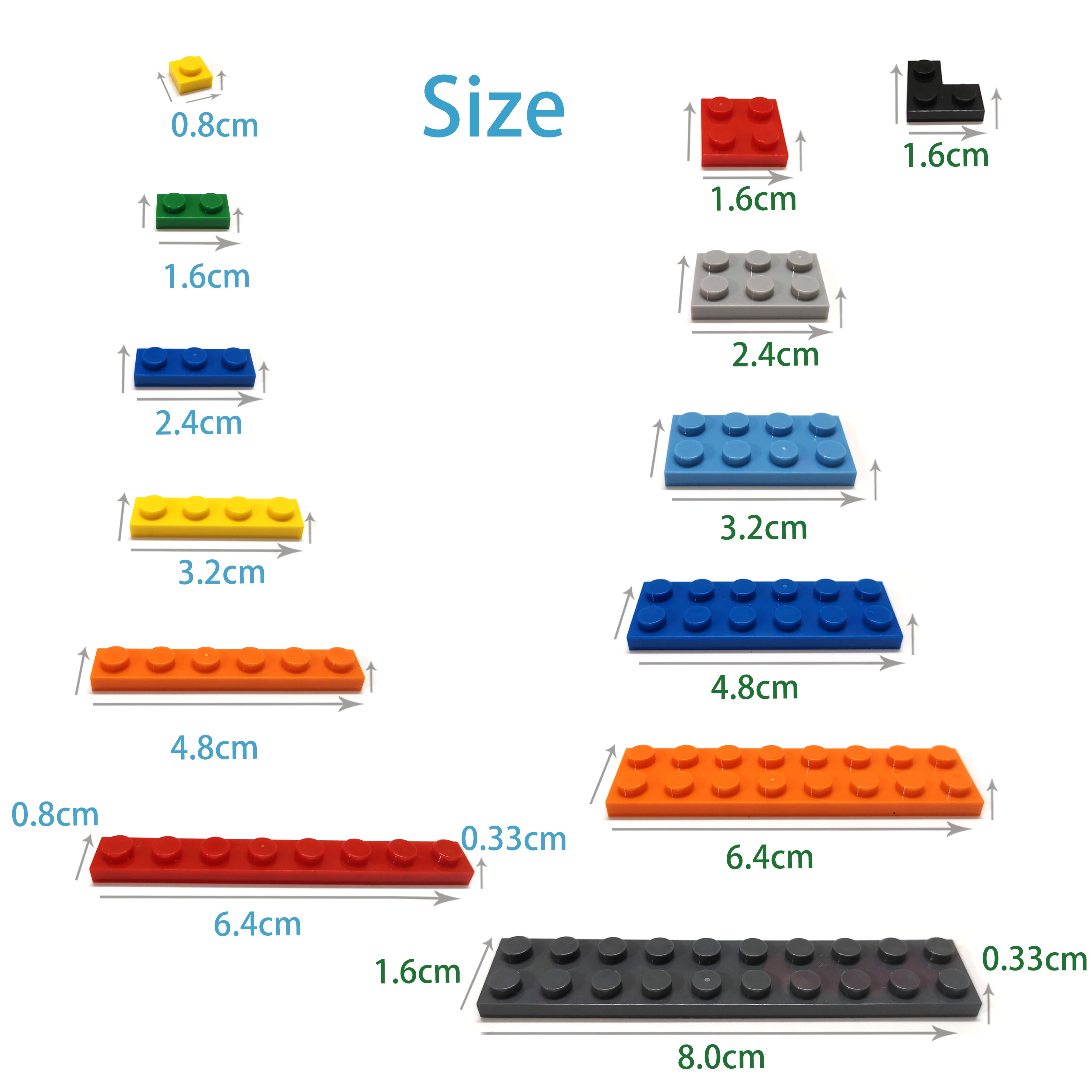 600pcs DIY gradniki Tanke Številke Opeke Lučka 12Colors Izobraževalne Ustvarjalne Velikost Združljiv Z lego Igrače za Otroke