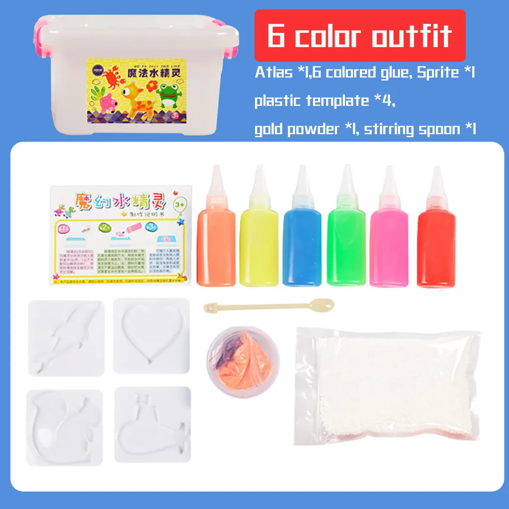 60ml x12 Barve Čarobno Vodi Igrača Ocean Baby Domače DIY Ročno Materiala Paket Za otroke otroci darila