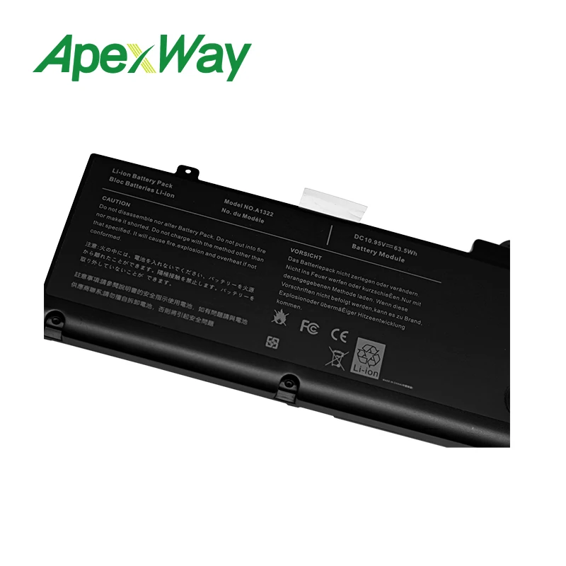 63.5 WH ApexWay Laptop baterija za APPLE MACBOOK PRO 13