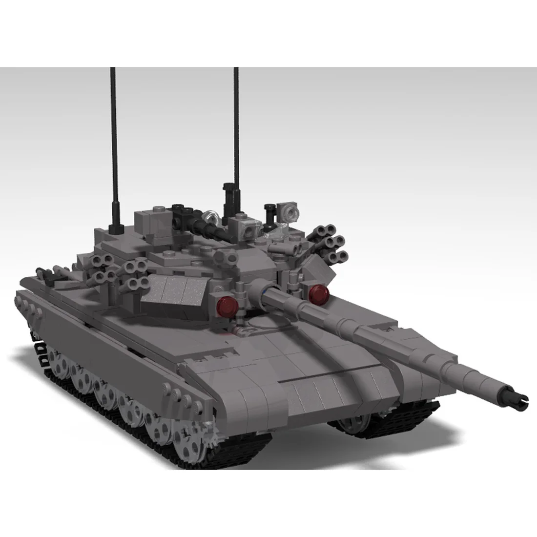 648Pcs po Meri MOC 1:35 Vojaške T90 Tank Opeke DIY Majhnih Delcev Gradnik Modela Izvirajo Igrača Bloki Skupščine Izobraževalne Igrače