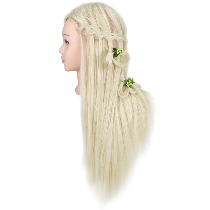 65 cm Frizerski Lutke Styling Manekenka Dolge Lase Praksi Usposabljanja Vodja Strokovne Salon Hair Styling Glavo+ Pritrdilni Set