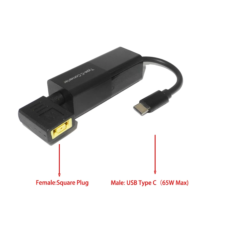 65W USB C Pretvornik USB Tip C Moški Vtič Priključek za 5.5*2.1 4.0*1.7 7.4*5.0 4.5*3.0 mm Ženski Vtičnica Napajalnik za Prenosnike