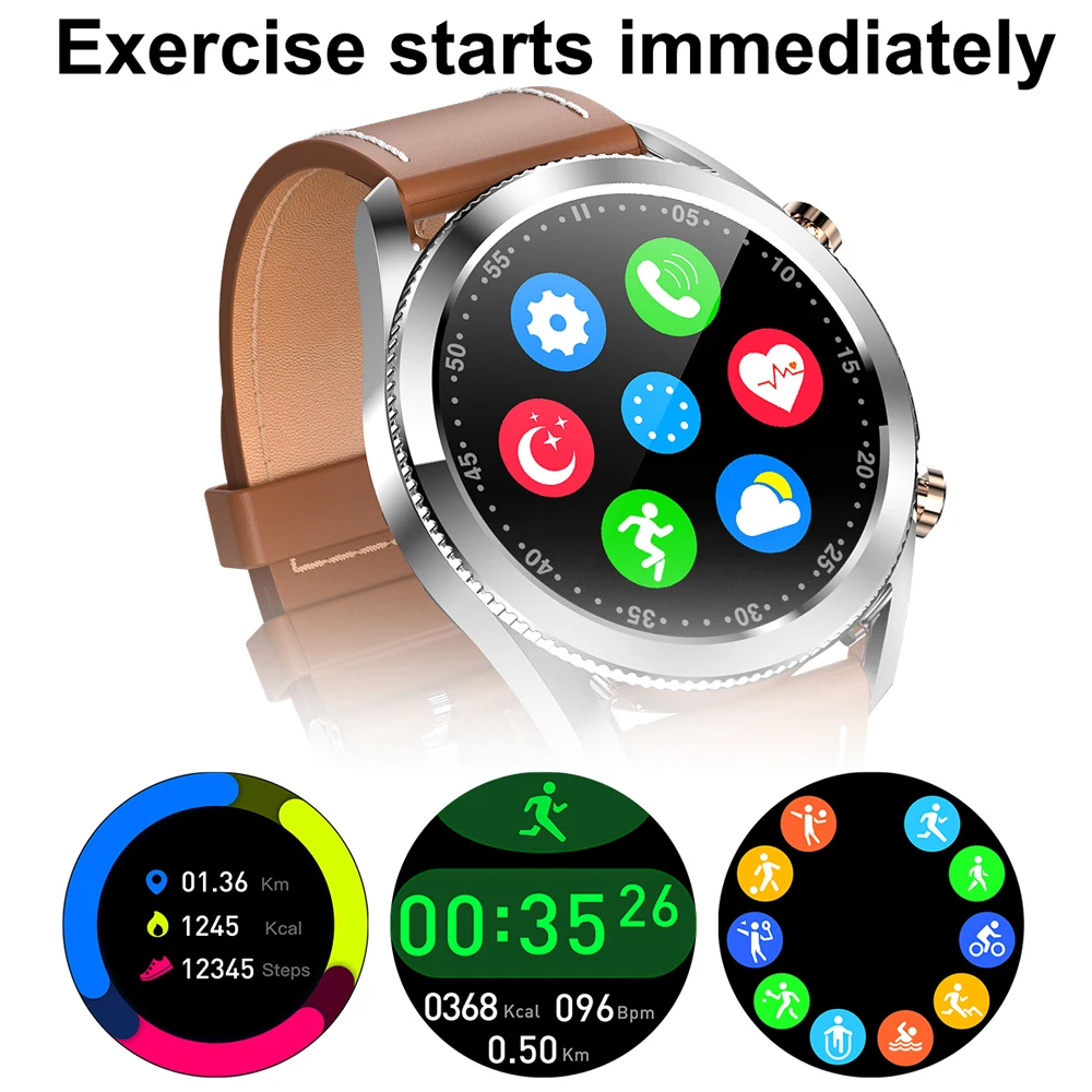 696 Poslovnih i12 Pametno Gledati Moške Bluetooth Klic Šport Watch3 Krvni Tlak, Srčni utrip, Fitnes Tracker Za Samsung Galaxy Telefon