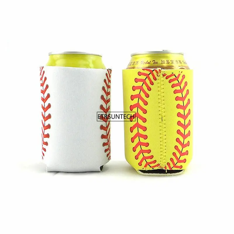 6PC Baseball Predalčni Mavrične Zastave Neoprenske Pivo Coolies za 12 oz Pločevinke in Steklenice za Pijačo Hladilniki DIY po Meri svate